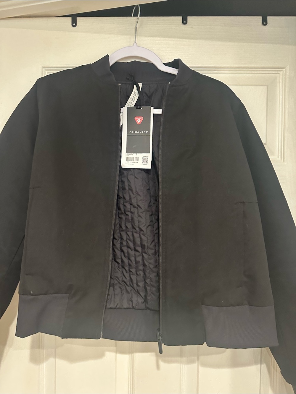 lululemon athletica Black Women's Bomber Jacket - Minimal Silhouette